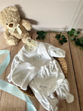 Ensemble en velours personnalisable