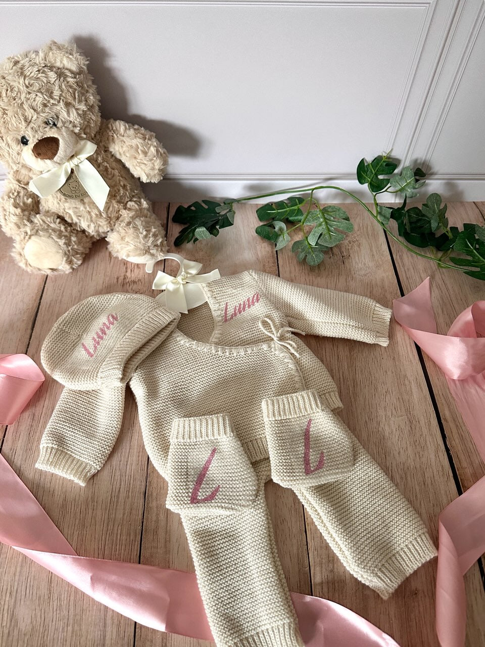 Ensemble en maille personnalisable